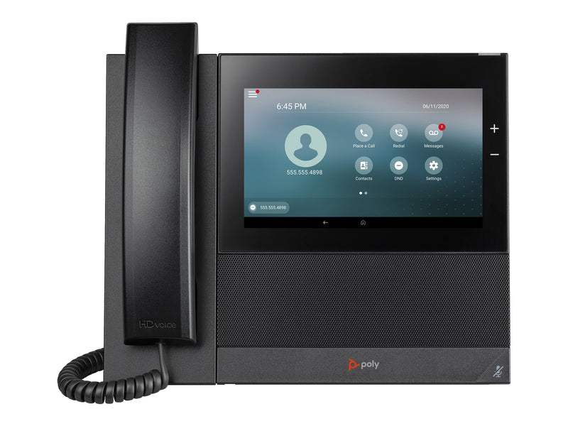 HP Poly CCX 600 VoIP-Telefon – 24 Leitungen, Wi-Fi/Bluetooth