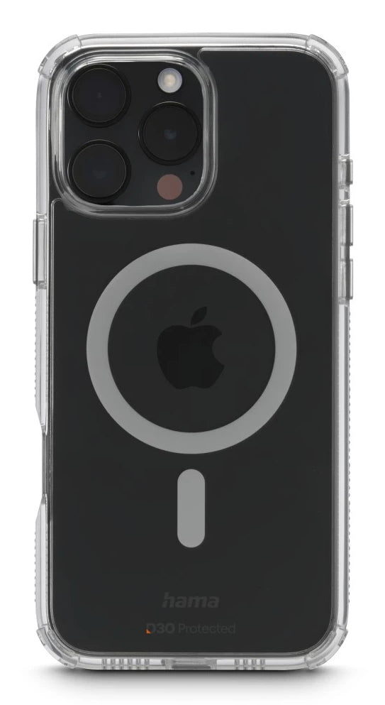 HAMA Handyhülle für iPhone 16 Pro Max – Transparent, Stoßfest