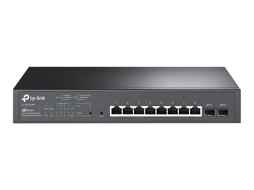 TP-Link 10-Port Gigabit Switch – 8x PoE+ für Netzwerkgeräte