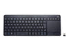 Renkforce Kabellose Tastatur – Integriertes Touchpad, 10m Reichweite