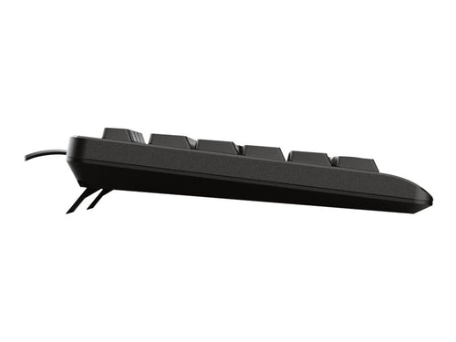 Trust USB-Tastatur – Leise Tasten, Spritzwasserschutz