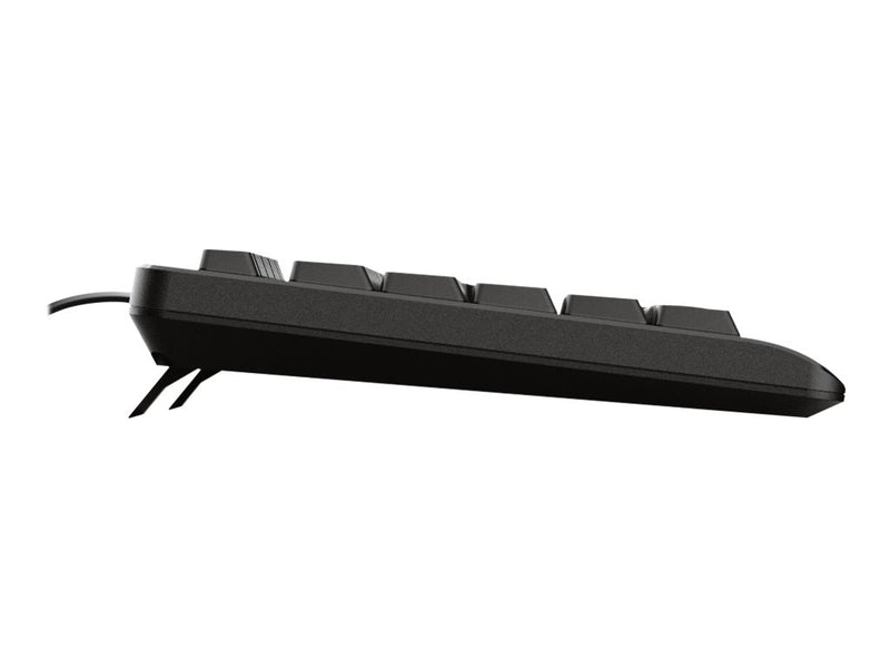 Trust USB-Tastatur – Leise Tasten, Spritzwasserschutz