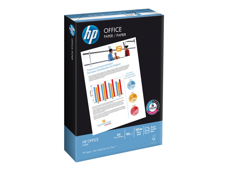 HP Office Papier A3 – 80 g/m², 5x500 Blatt für Laser- und Tintenstrahldrucker