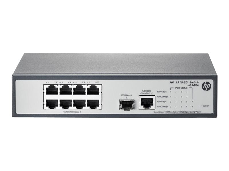 HP Enterprise 8-Port Switch – Gigabit Ethernet, verwaltet