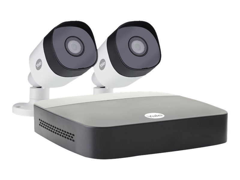 YALE CCTV Kit – 2 wetterfeste FullHD Kameras, 1 TB Speicher