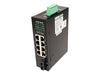 ROLINE Industrie-Switch – 8 Anschlüsse, DIN-Schiene montierbar