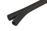 Fränkische Flex-Wellrohr – 10 m, verschließbar, schwarz
