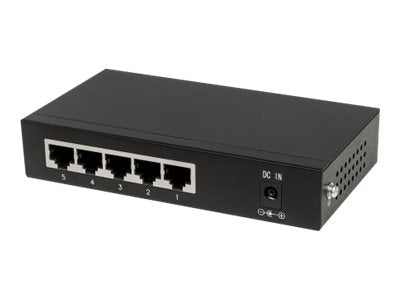 INTELLINET 5-Port PoE+ Switch – Gigabit Ethernet, 60W Leistung