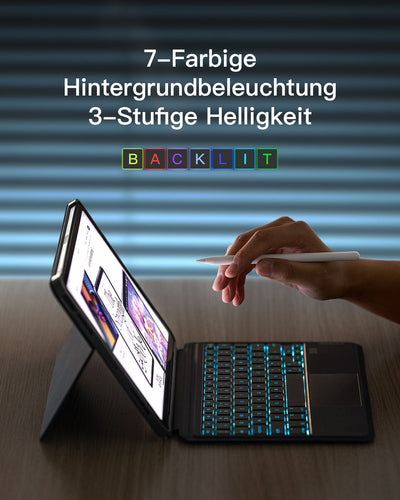 INATECK iPad-Tastatur – Kompatibel mit iPad Air/Pro, Violett