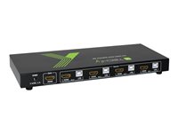 Techly KVM Switch – 4 Geräte, 4K HDMI
