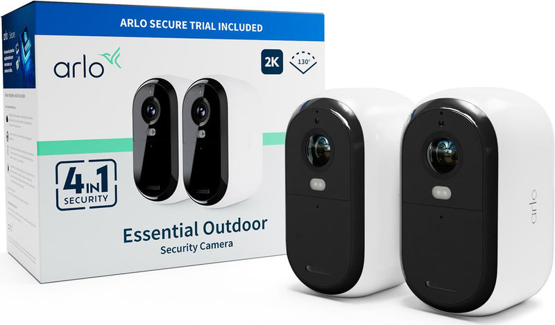 ARLO Überwachungskamera 2er-Set – Wetterfest, 2K-Auflösung