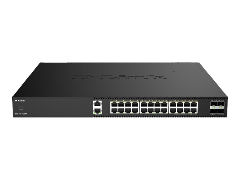 D-LINK 28-Port Netzwerk-Switch – 10G Multi-Gigabit, PoE-fähig