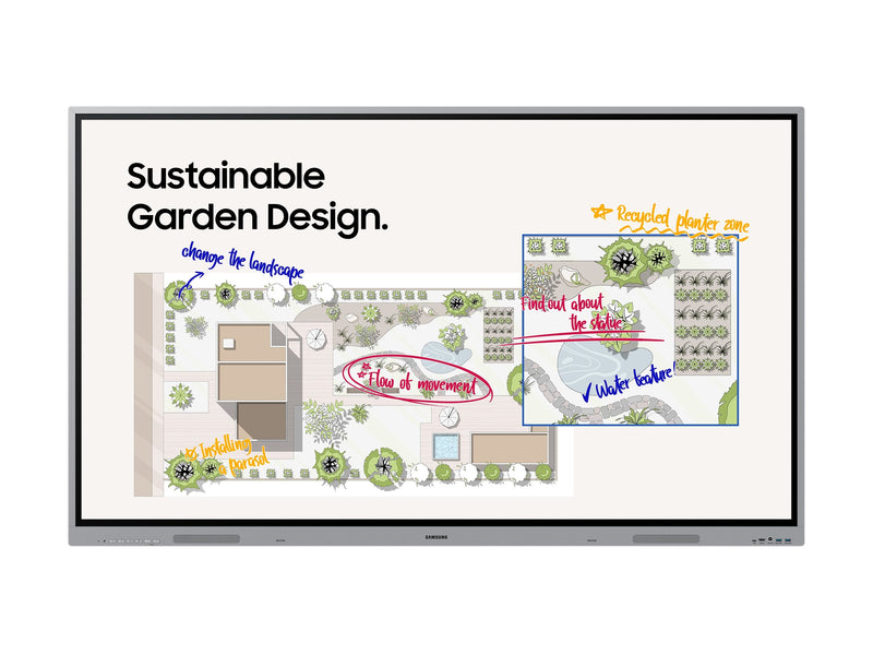 Samsung 75" Smart Signage – Interaktives Display für Bildung & Business