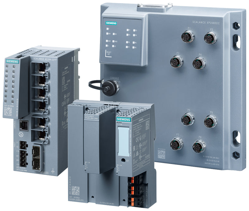 Siemens Netzwerk-Switch – 8 Ports, PoE-Unterstützung