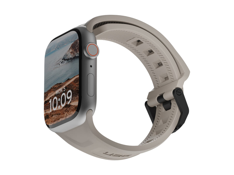 UAG Scout Silikon-Uhrarmband – Für Apple Watch, Titan-Look