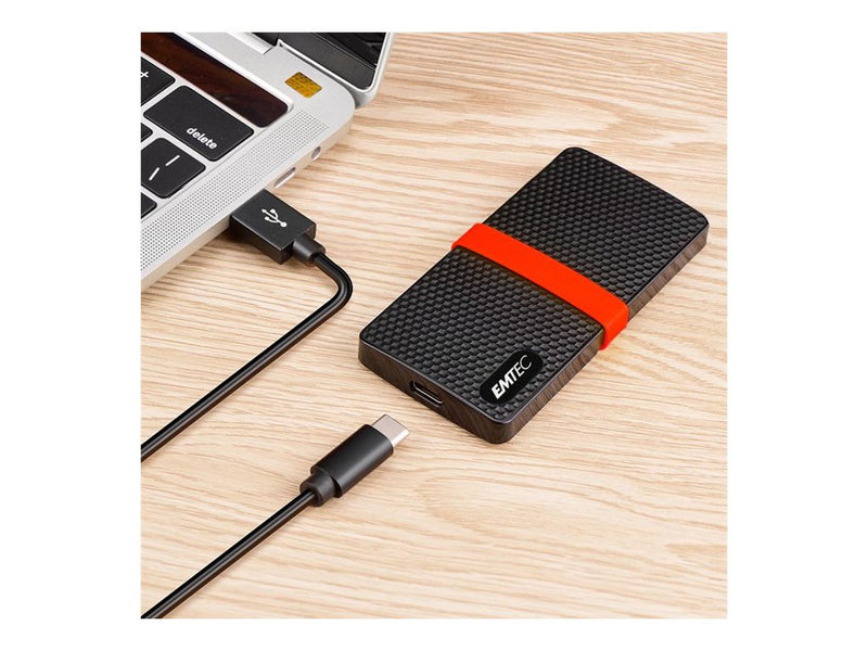 EMTEC X200 Externe SSD – 2 TB Speicher, USB-C Anschluss