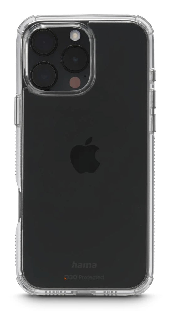 HAMA Handyhülle – Schutz für iPhone 16 Pro Max, durchsichtig