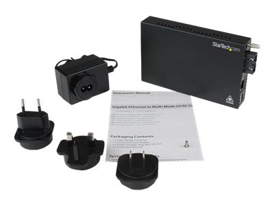 StarTech.com Medienkonverter – Gigabit Ethernet, bis 550 m Reichweite