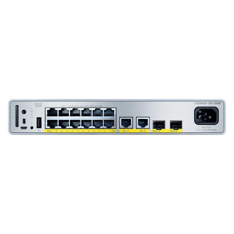 Cisco Netzwerk-Switch – 12 Ports, PoE+ Unterstützung