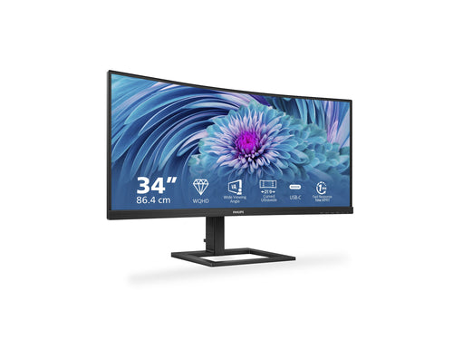 Philips 34" Curved Monitor – UltraWide, USB-C Anschluss