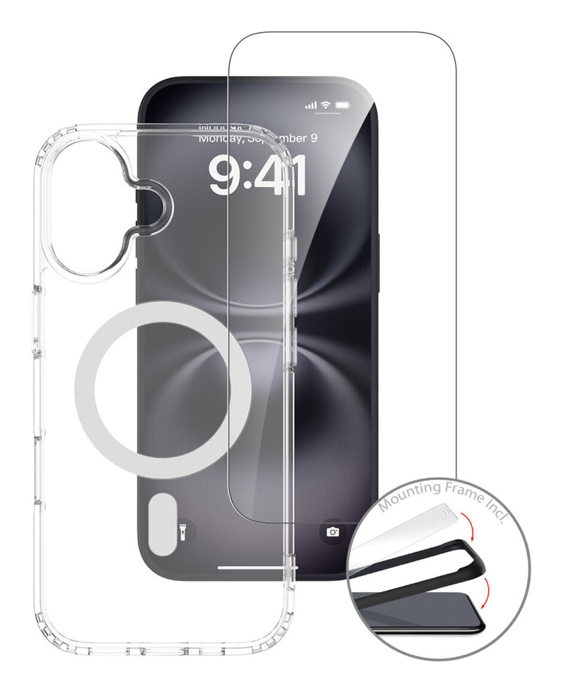 4SMARTS Schutzset für iPhone 17 – Rundumschutz, MagSafe-kompatibel