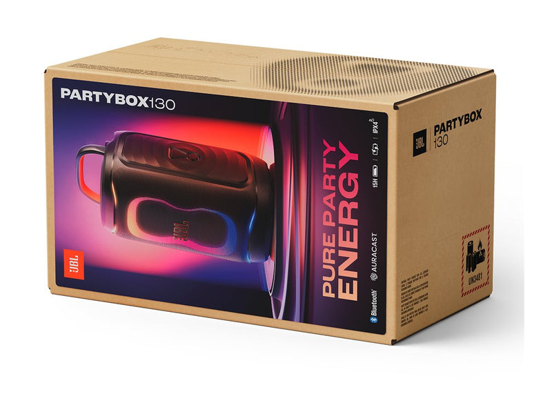 JBL PartyBox 130 Bluetooth-Lautsprecher – Akku, Lichteffekte