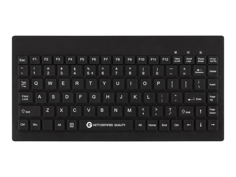 GETT Waschbare Tastatur – Hygienisch und robust, USB-Anschluss