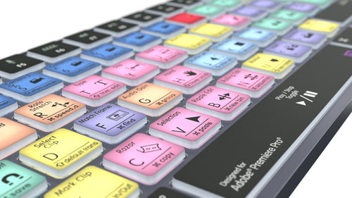 LOGIC-KEYBOARD Tastatur für Adobe Premiere – Kabellos & Kabelgebunden
