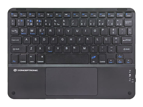 CONCEPTRONIC Wireless Tastatur – Portugiesisches Layout, mit Touchpad