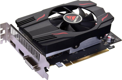 BIOSTAR Grafikkarte – Radeon RX 550, 4 GB Speicher