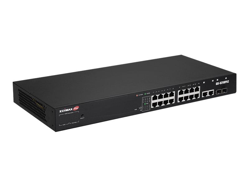 Edimax Netzwerk-Switch – 18 Anschlüsse, PoE+ Unterstützung