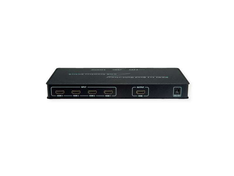 Roline HDMI Multi-Viewer Switch – 4 Geräte gleichzeitig anzeigen