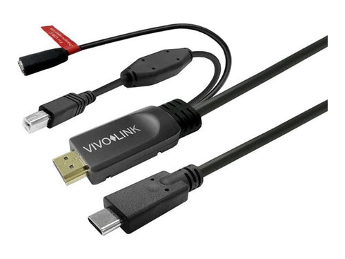 VivoLink USB-Kabelsatz – 4K-Support, 7.5 m Länge
