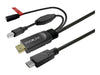 VivoLink USB-Kabelsatz – 5m, 4K-Unterstützung, USB-C zu HDMI