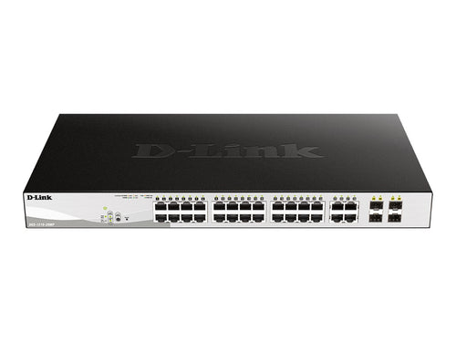D-Link 28-Port Gigabit Switch – PoE+ für einfache Netzwerke