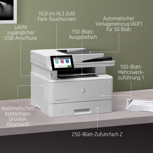 HP LaserJet Enterprise Drucker – Schnelles Drucken, Kopieren und Scannen