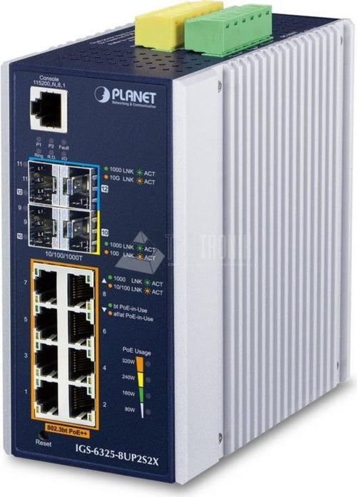 Planet Technology Netzwerkswitch – 8 Ports, für schnelles Internet