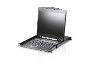 ATEN Slideaway Konsole – 19" LED-Bildschirm, platzsparendes Design