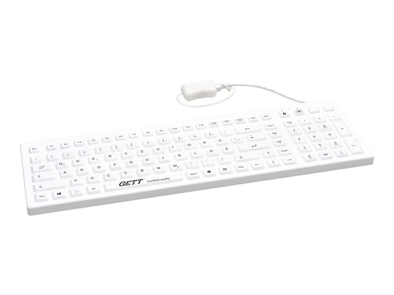 GETT USB Silikon-Tastatur – Wasserdicht, Beleuchtet