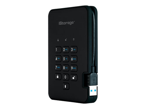 iStorage diskAshur² Externe Festplatte – 4 TB, sichere PIN-Verschlüsselung