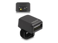 DELOCK Ringbarcode-Scanner – Tragbar, USB-C & Bluetooth