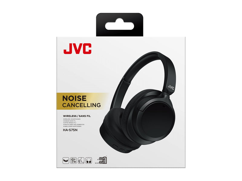 JVC Bluetooth-Kopfhörer – Kabellos, Schwarz, Multipoint Pairing