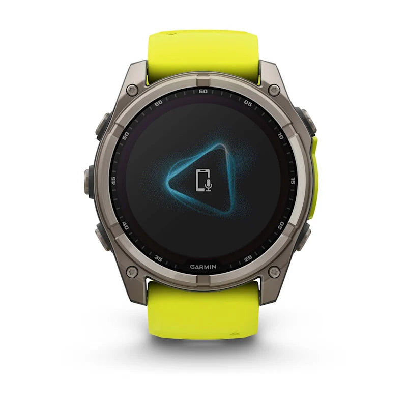 Garmin Fenix 8 Solar Uhr – Titan, Solarbetrieben