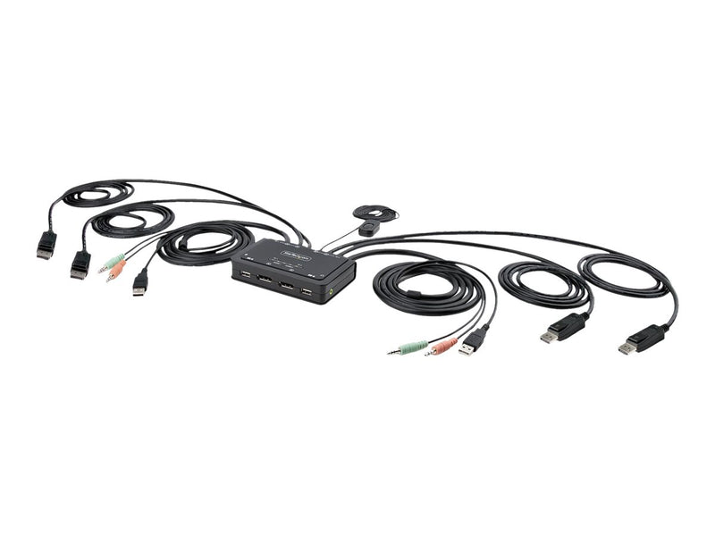 StarTech KVM Switch – 2 Monitore, 4K Unterstützung