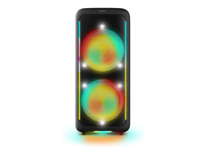 Philips Party-Lautsprecher – Bluetooth, Karaoke-Modus, Partylicht