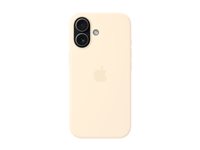 Apple iPhone 17 Silikonhülle – MagSafe-kompatibel, Vanilla-Farbe