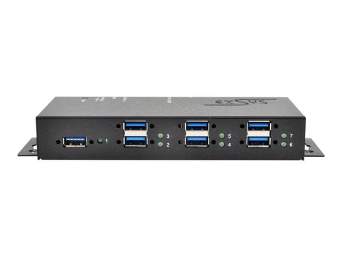 EXSYS USB Hub – 7 Anschlüsse, Schnellladefunktion