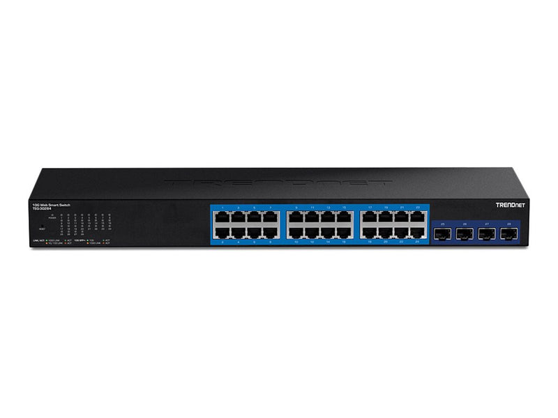 Trendnet 28-Port Gigabit Switch – Web Smart, Rackmontage
