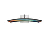 HP LED-Monitor – Gebogenes Display, integrierte Lautsprecher