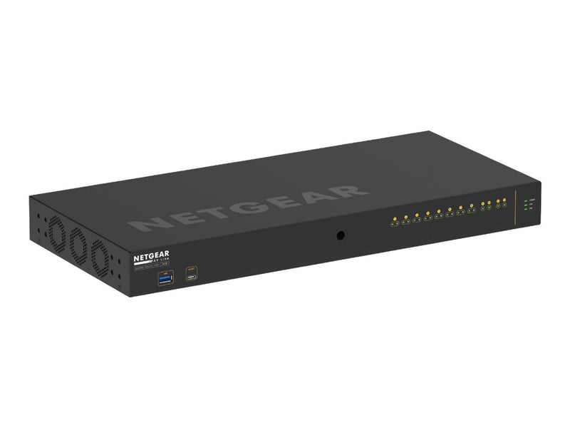Netgear 12-Port Switch – PoE+ für Audio/Video, 10 Gigabit